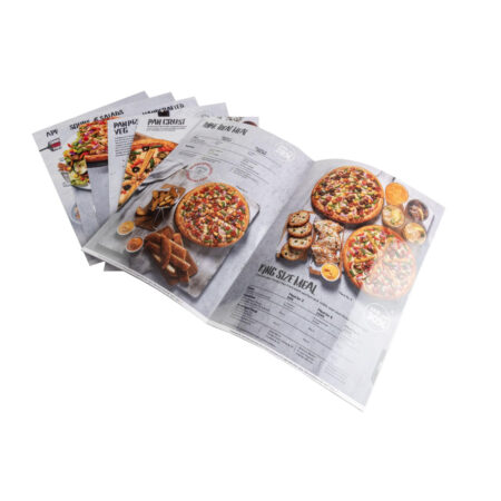 A4 Booklet Menu Book